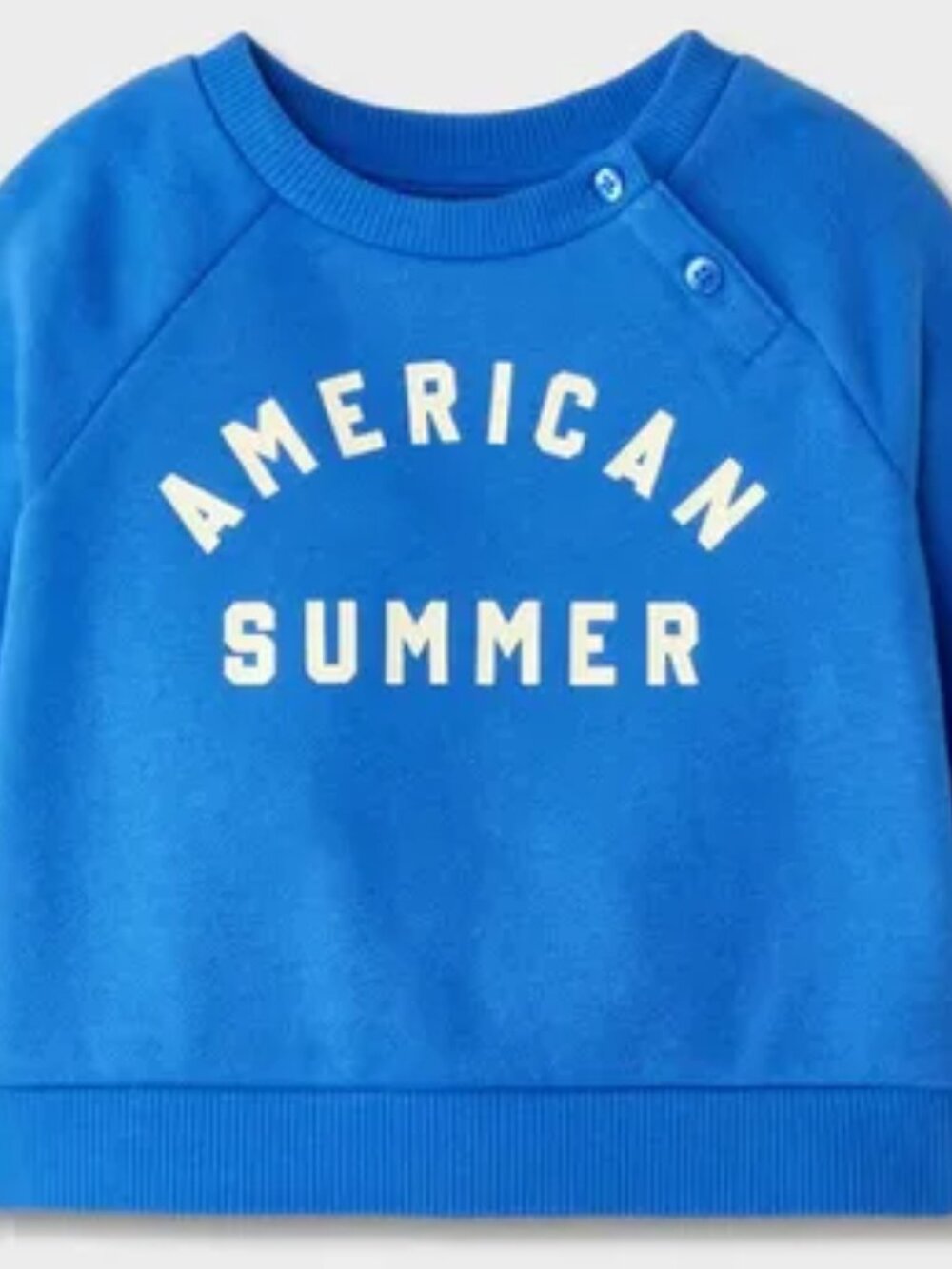 Baby American Summer Fleece Sweatshirt - Cat & Jack™ Blue